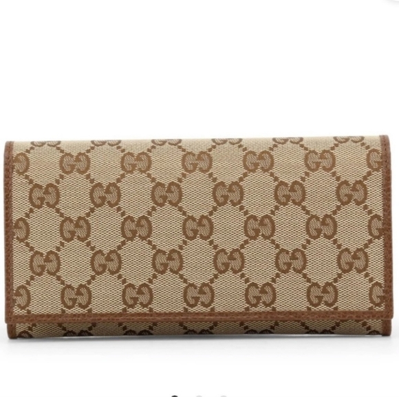 ‼️SOLD‼️Gucci canvas monogram long wallet - Picture 1 of 9